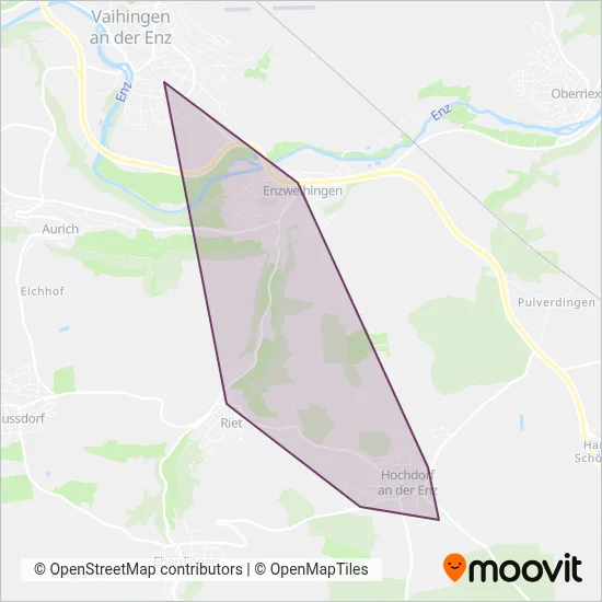Flattich coverage area map