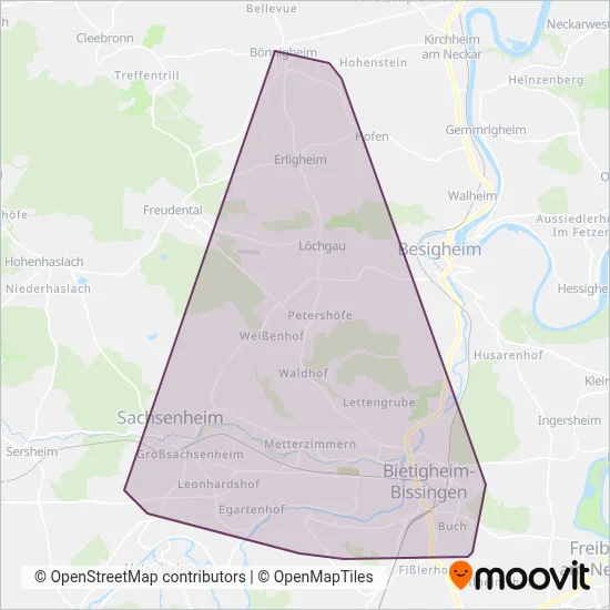 Spillmann coverage area map