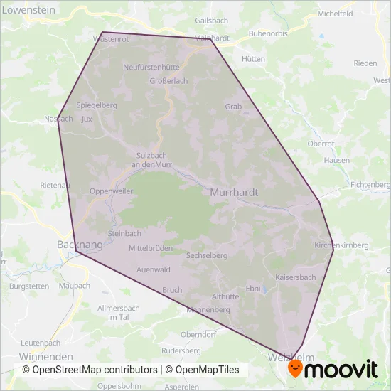 Eisemann coverage area map