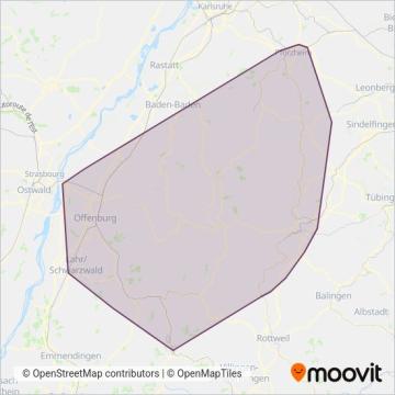 RVS coverage area map