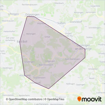Hildenbrand coverage area map