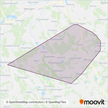 Bodensee-Oberschwaben-Verkehrsverbund Verbundsgebiet