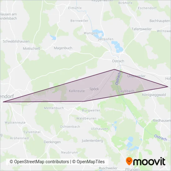 Bodensee-Oberschwaben-Verkehrsverbund Verbundsgebiet