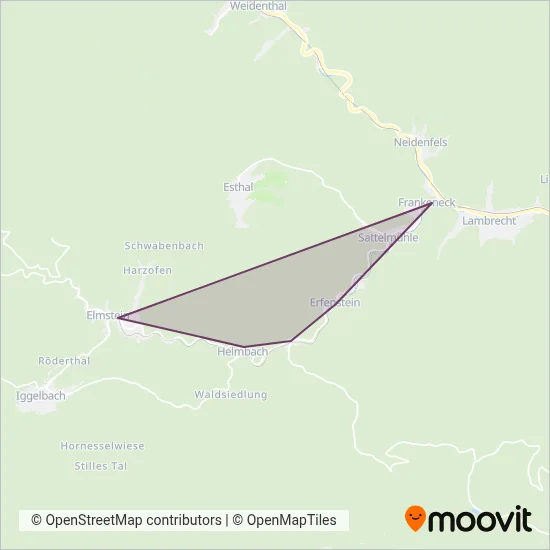 Verkehrsverbund Rhein-Neckar coverage area map