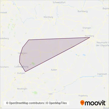 Go-Ahead coverage area map