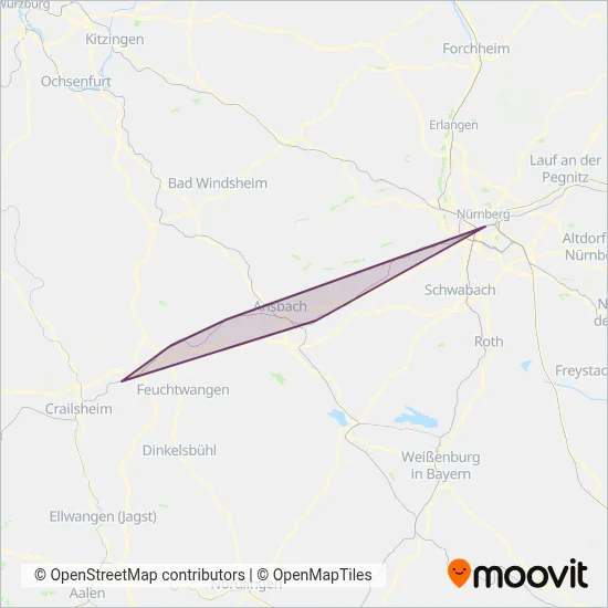 Go-Ahead coverage area map