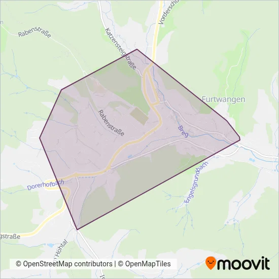 Bürgerbus Furtwangen e.V. coverage area map