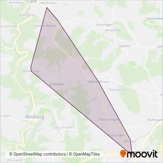 däuble coverage area map