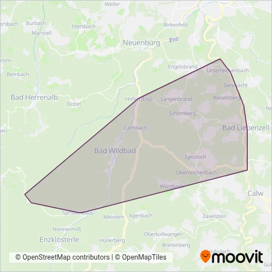eberhardt coverage area map