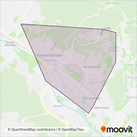 Süd Emmendingen coverage area map