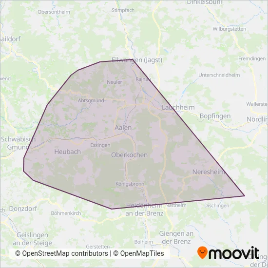 OstalbMobil GmbH coverage area map