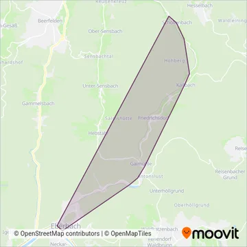 Omnibus Sauter coverage area map