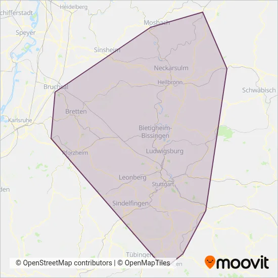 DB Regio Stuttgart Verbundsgebiet