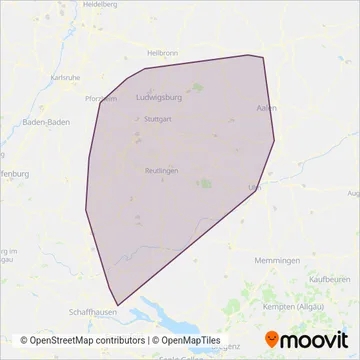 SSB (Bus) coverage area map
