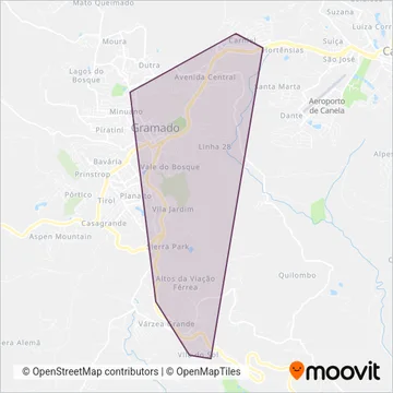 Gramado Turismo coverage area map