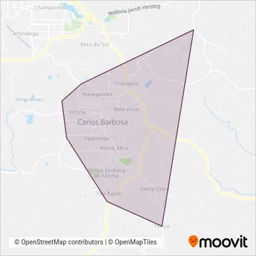 Santa Luíza - Urbano coverage area map
