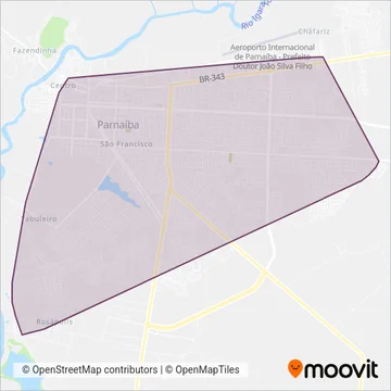 Coopertranp coverage area map