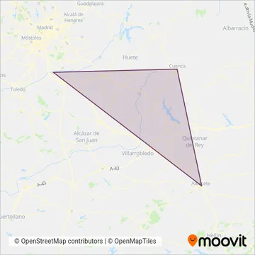 AISA coverage area map