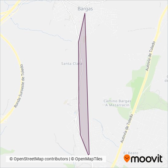 Mapa del área de cobertura de Ancos García