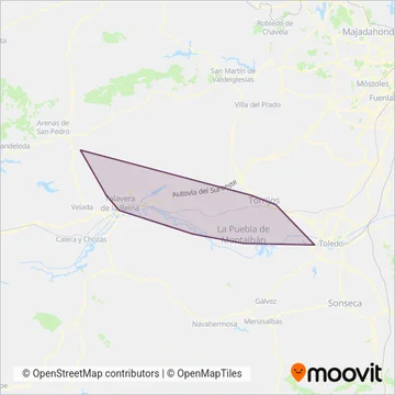 Monbus coverage area map