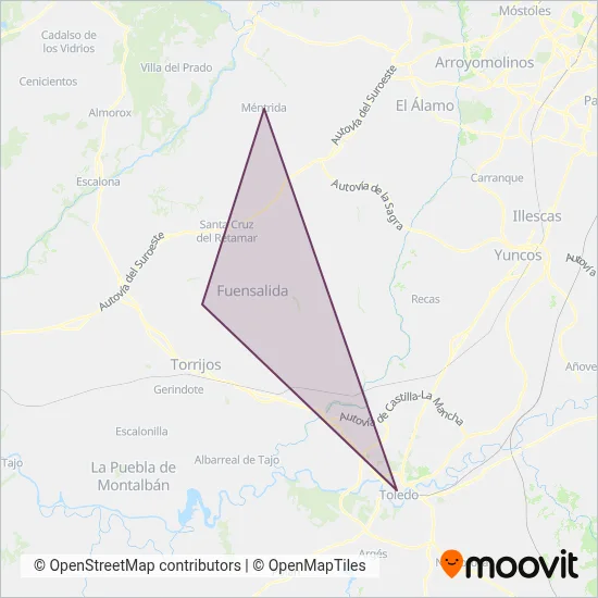 Winking Bus coverage area map