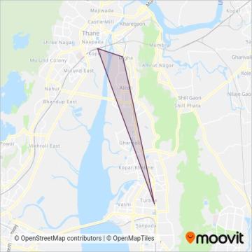 Mumbai Local Train coverage area map