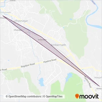 A.C.Trains (Air-Conditioning Trains) coverage area map