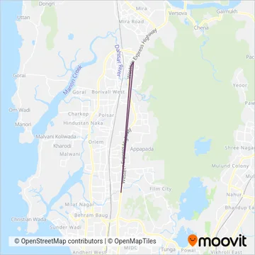 MBMT AC Bus coverage area map