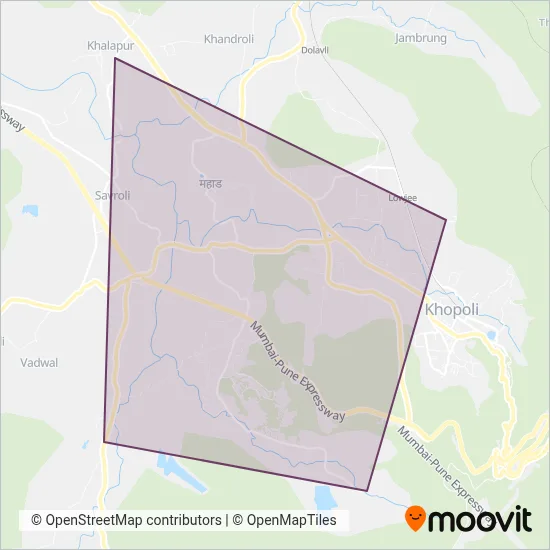 KMT bus coverage area map