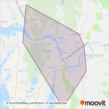 TMT bus coverage area map