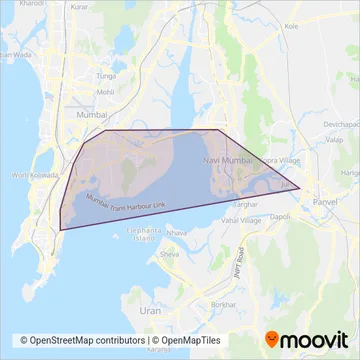 H.R. (Harbour Railways) coverage area map