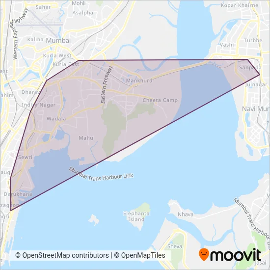 H.R. (Harbour Railways) coverage area map