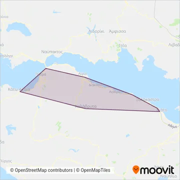 Hellenic Train S.A. coverage area map