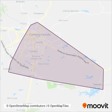 PMCG - STTP - Consórcio Santa Verônica coverage area map