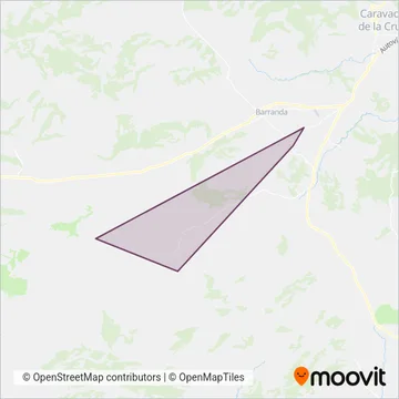 Bus Línea 5 coverage area map
