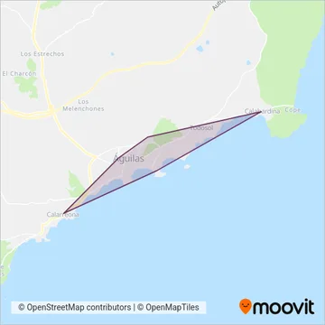 Águilas Movilidad coverage area map