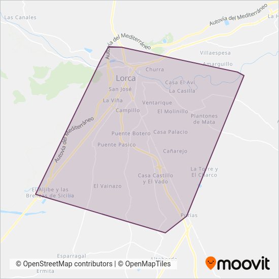 Limusa coverage area map