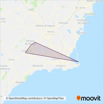 ALSA coverage area map