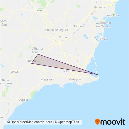 ALSA coverage area map