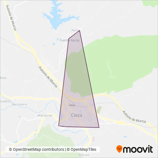 Ziezar coverage area map