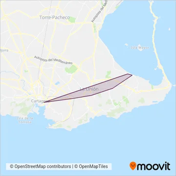 Cobertura del mapa de Renfe Cercanías AM
