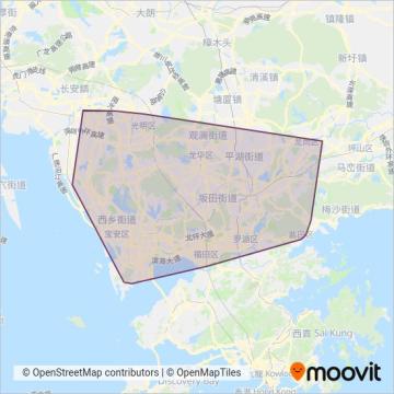 深圳地铁线路的覆盖范围