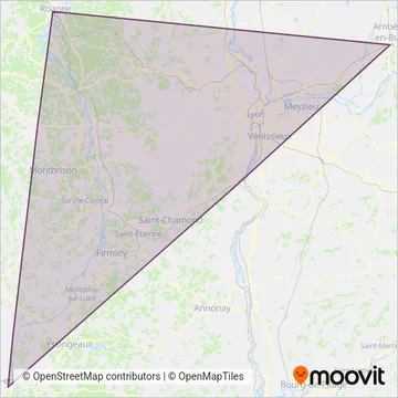 SNCF VOYAGEURS coverage area map