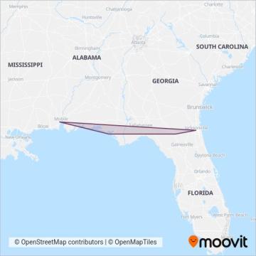 Greyhound-us coverage area map