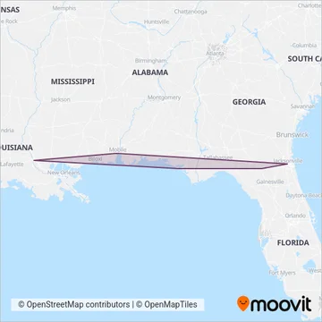 Greyhound-us coverage area map
