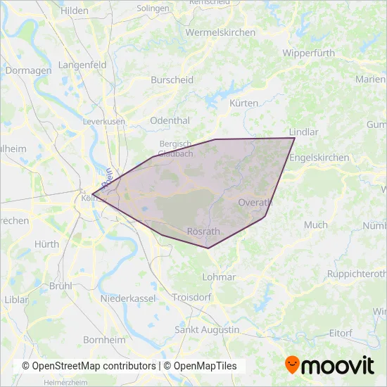 RVK Regionalverkehr Köln GmbH NL Berg.Gladb. Verbundsgebiet