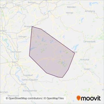Схема покрытия компании OVAG