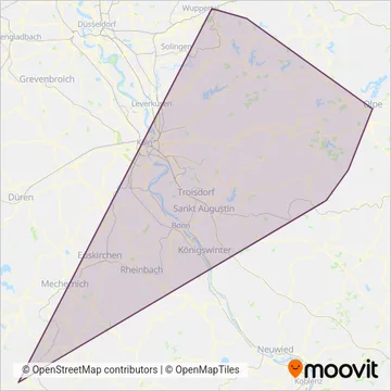 Схема покрытия компании OVAG