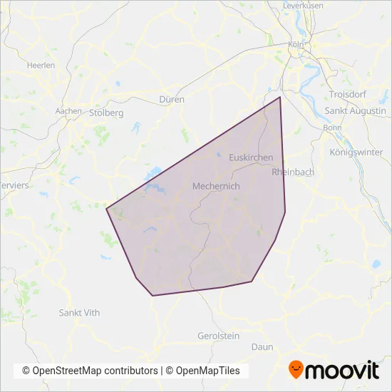 RVK Regionalverkehr Köln GmbH NL Euskirchen Verbundsgebiet