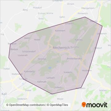 Karl Schäfer Reisen coverage area map